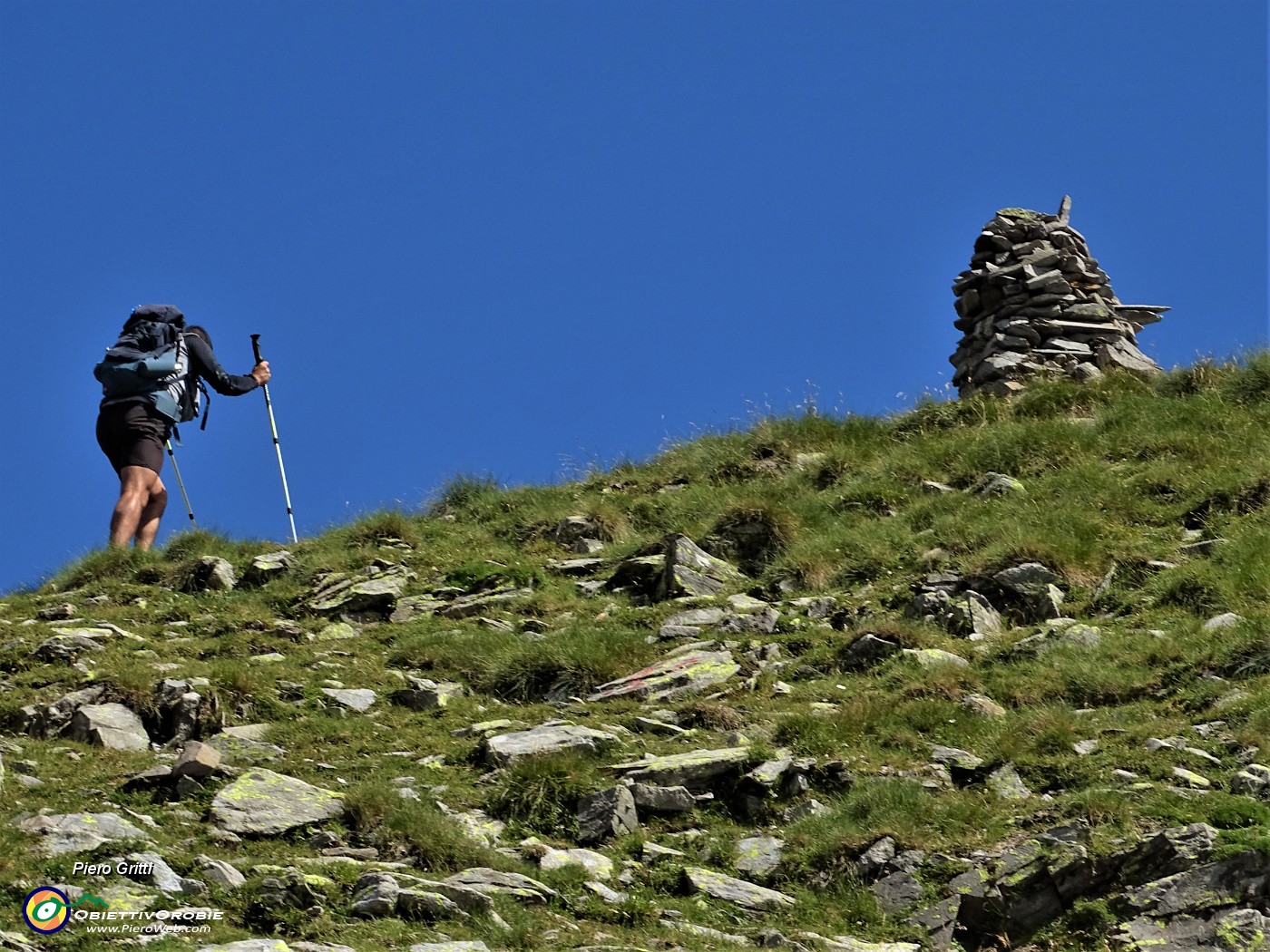 50 Arrivati all'omone 'di rappresentanza' (2340 circa) del Ponteranica centrale (2372 m).JPG